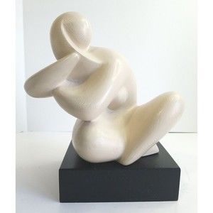 Joseph Martinek "Cuban Seated Nude" Alva Museum Replicas Sculpture 11" x 10" w